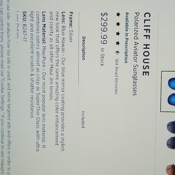 Maui Jim Sunglasses - Picture 9 of 10